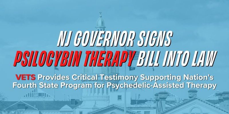 New Jersey Governor Signs Psilocybin Therapy Bill Into Law, Advancing Evidence-Based Treatment Options for Mental Health