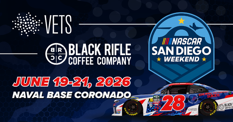 Veteran Exploring Treatment Solutions, Black Rifle Coffee Company sponsoring Kyle Sieg at San Diego